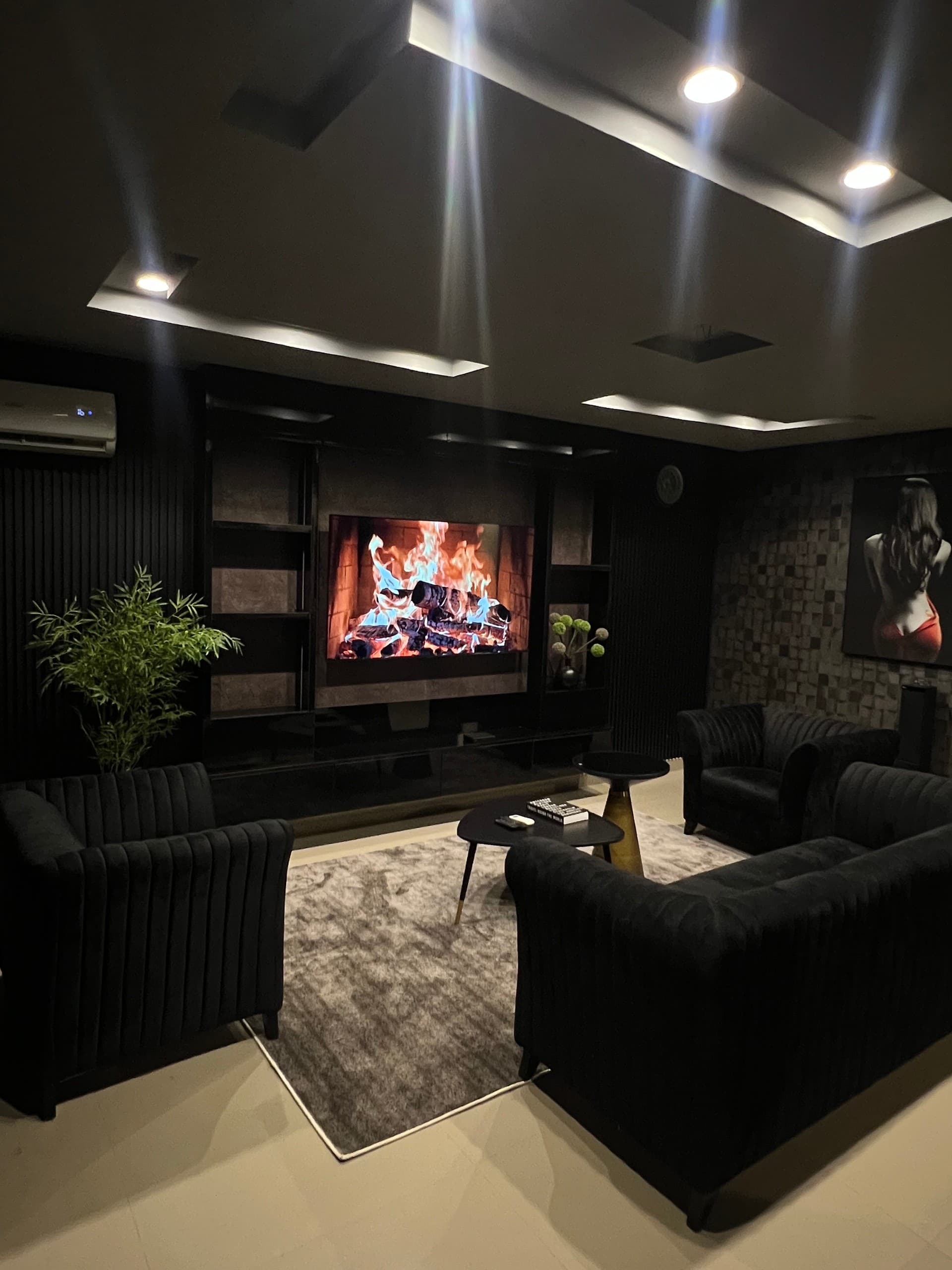 Black themed 2 bedroom apartment Maitama